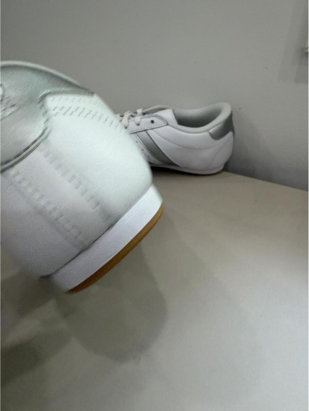 Adidas Taekwondo Lace W White and Silver Sneakers Size 8 US - Picture 12 of 15